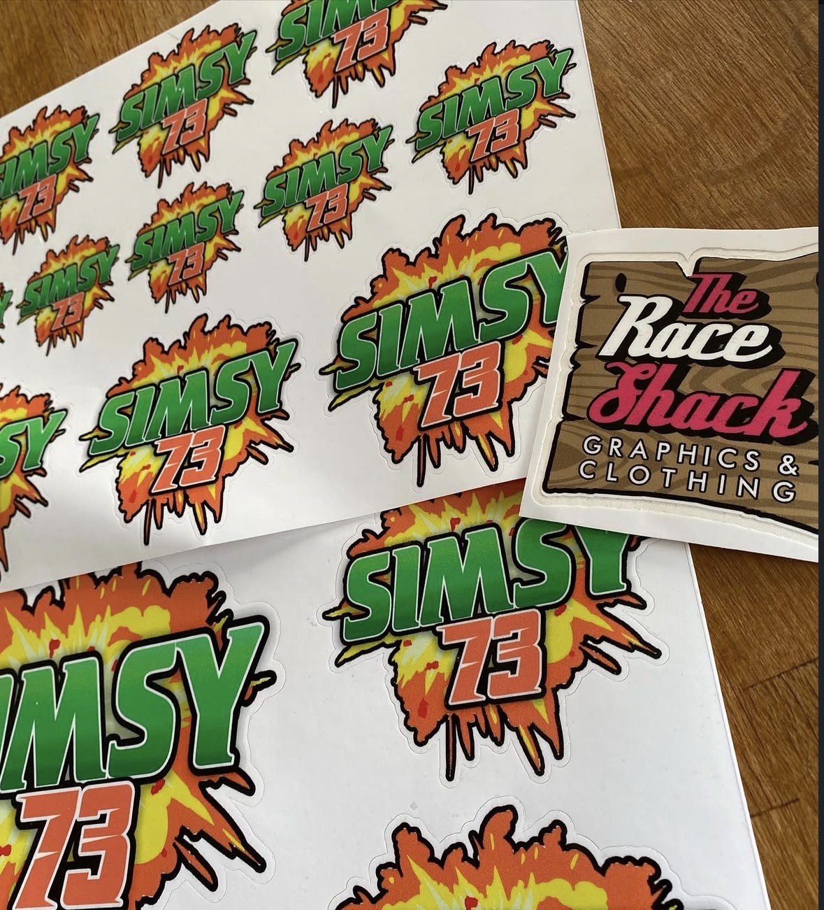 A3 Sticker Sheet – The Race Shack