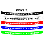 Visor Strips
